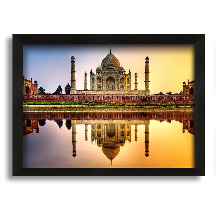 Brayden Studio Taj Mahal India Single Picture Frame Photograph on